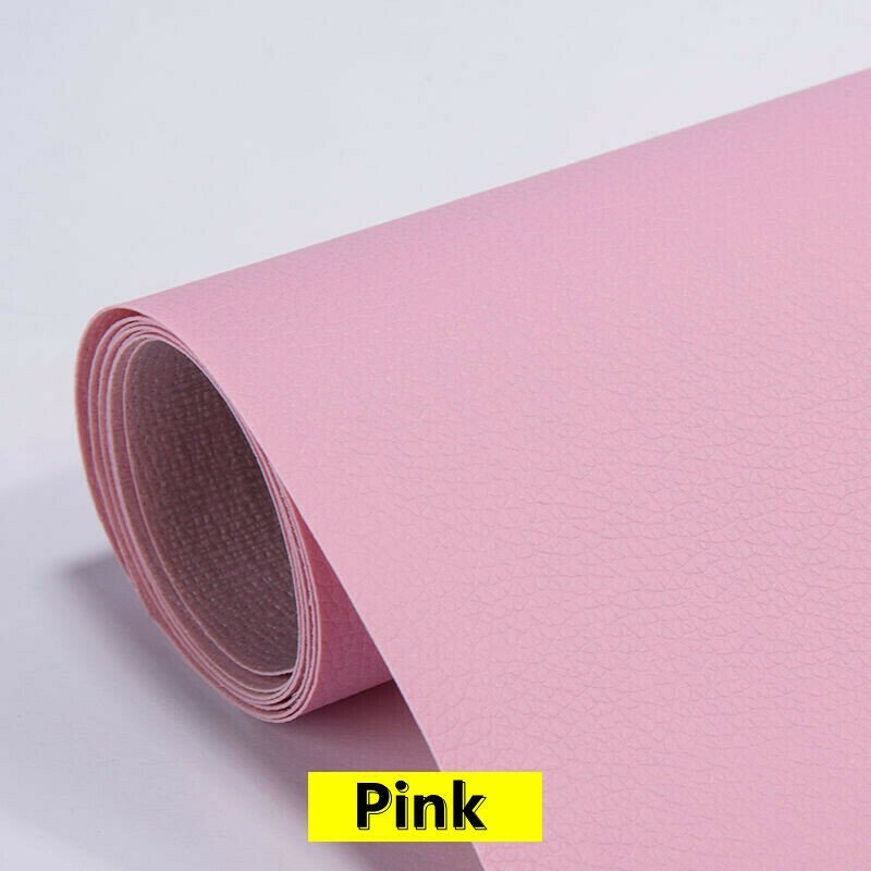 couleur Rosa — Toppa autoadesiva in similpelle – ripara divani, sedili e poltrone in pochi secondi