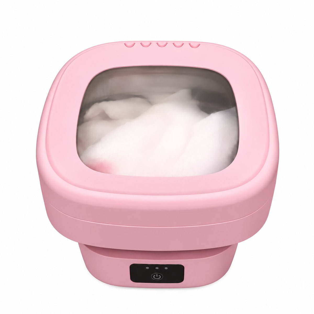 couleur Rosa — Mini Lavatrice Pieghevole Portatile 8 L con Centrifuga