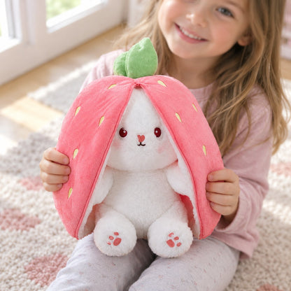 situation — Coniglietto Fragola Reversibile – Peluche 2 in 1