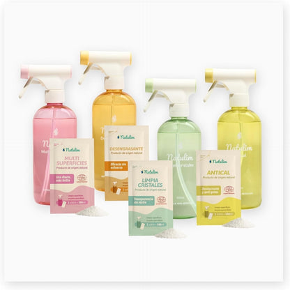 Kit 4 flaconi — les 4 flacons avec recharges
