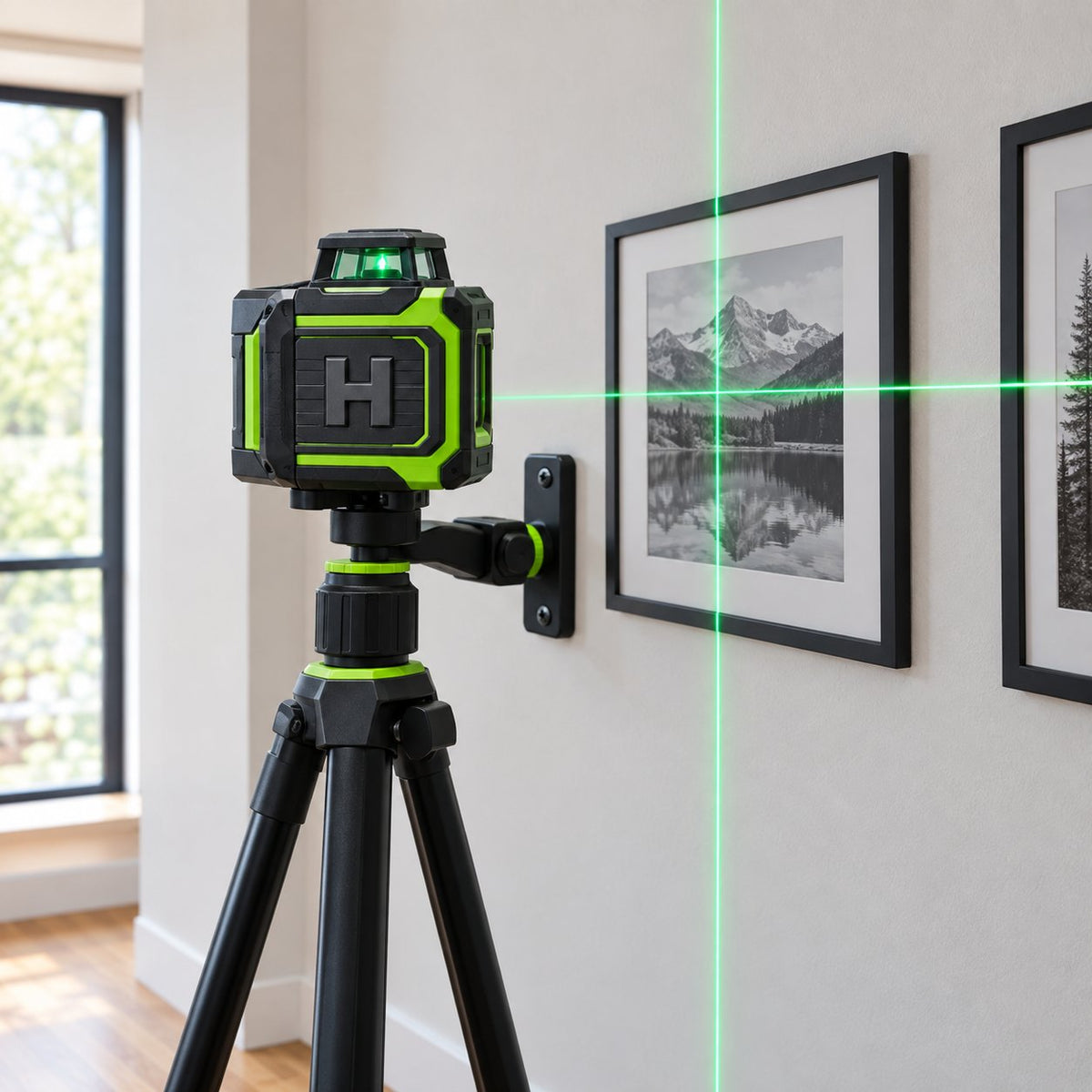 Livella laser 4D autolivellante, 16 linee verdi
