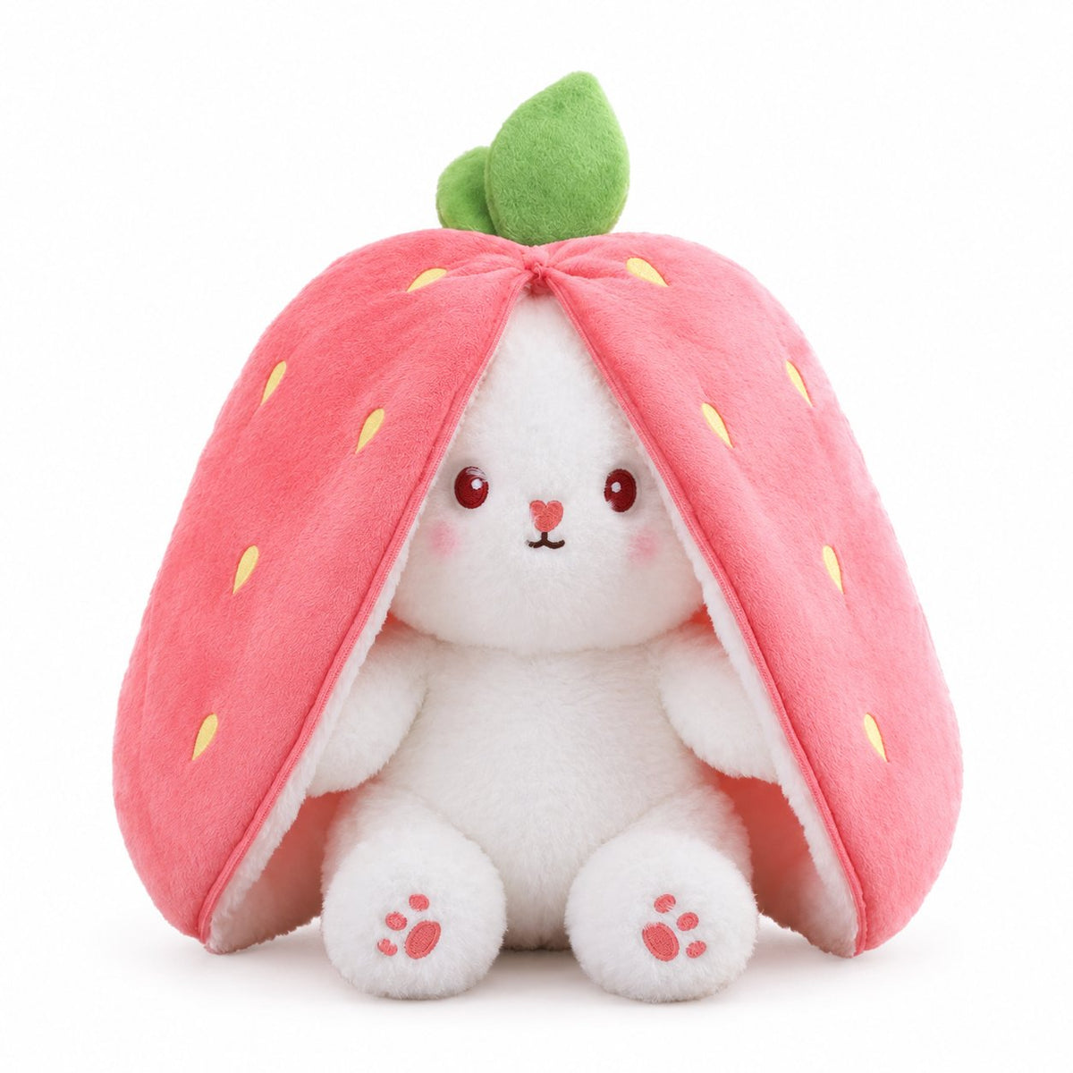 packshot — Coniglietto Fragola Reversibile – Peluche 2 in 1