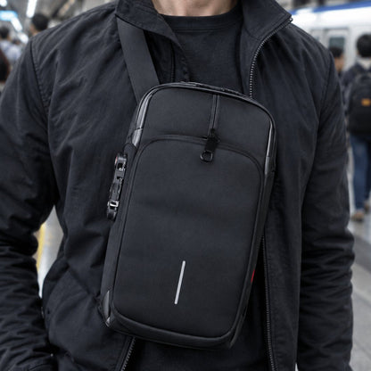 packshot — Borsa a Tracolla Antifurto con Lucchetto a Combinazione