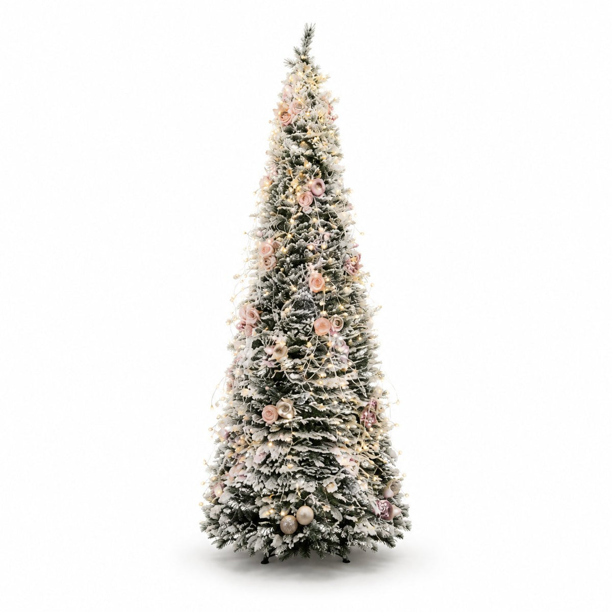 packshot — Albero di Natale Innevato Slim – 180 cm