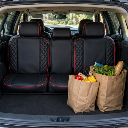 situation — Set Coprisedili Auto in Pelle Premium – 9 Pezzi
