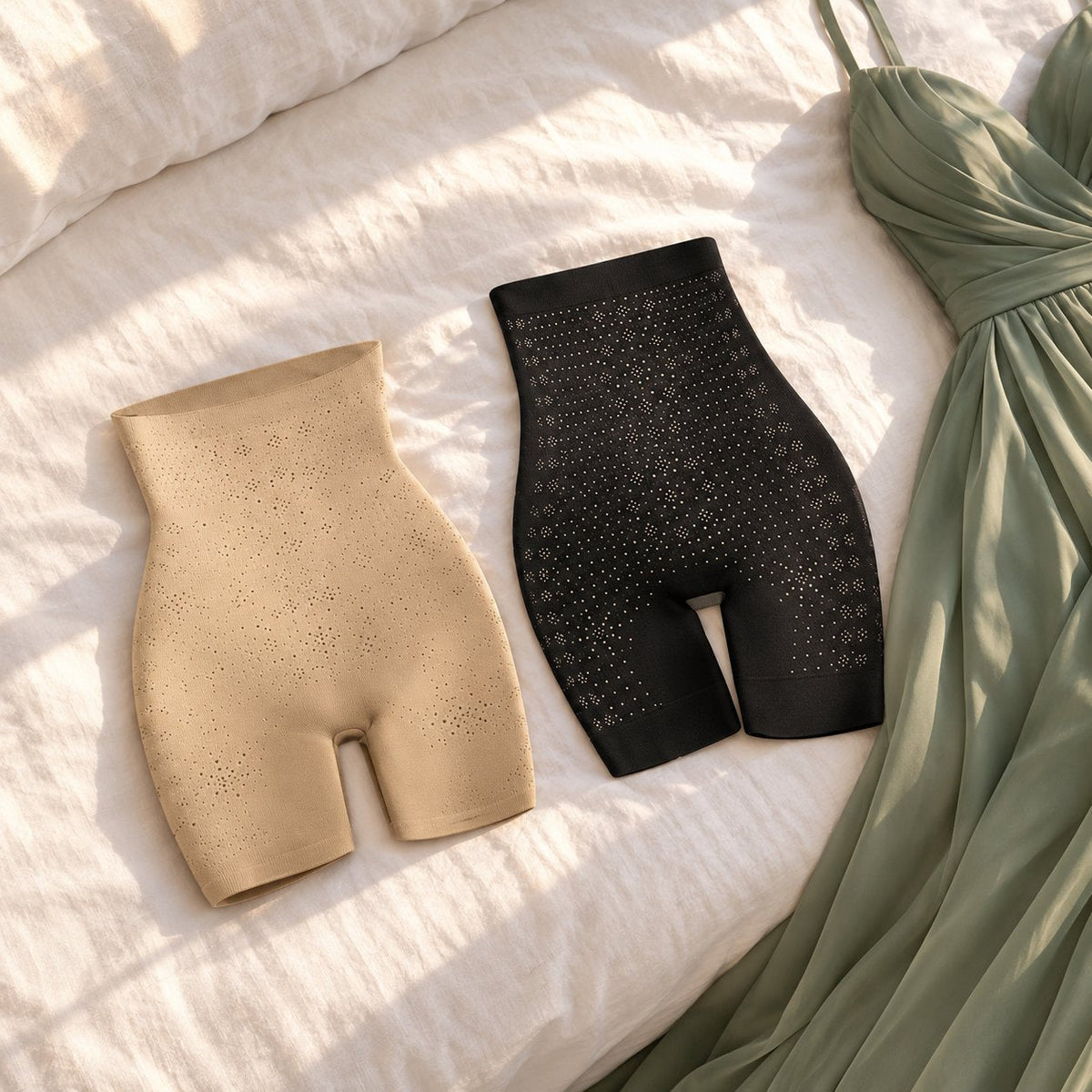 situation — Pantaloncino Modellante Invisibile a Vita Alta – Anti-Sfregamento Cosce