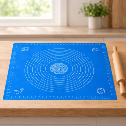 situation — Tappetino XL in Silicone per Impastare 40×50 cm – Antiaderente, Antiscivolo, con Cerchi Graduati