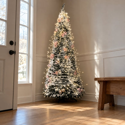 situation — Albero di Natale Innevato Slim – 180 cm
