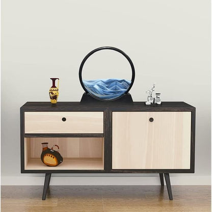 SabbiaZen™ — posé sur un meuble bas, ambiance salon