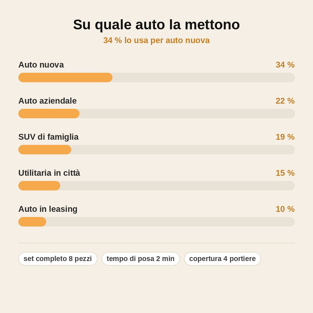stats — Pellicole Protettive Maniglie Auto – Set 8 pezzi (anteriori + posteriori)