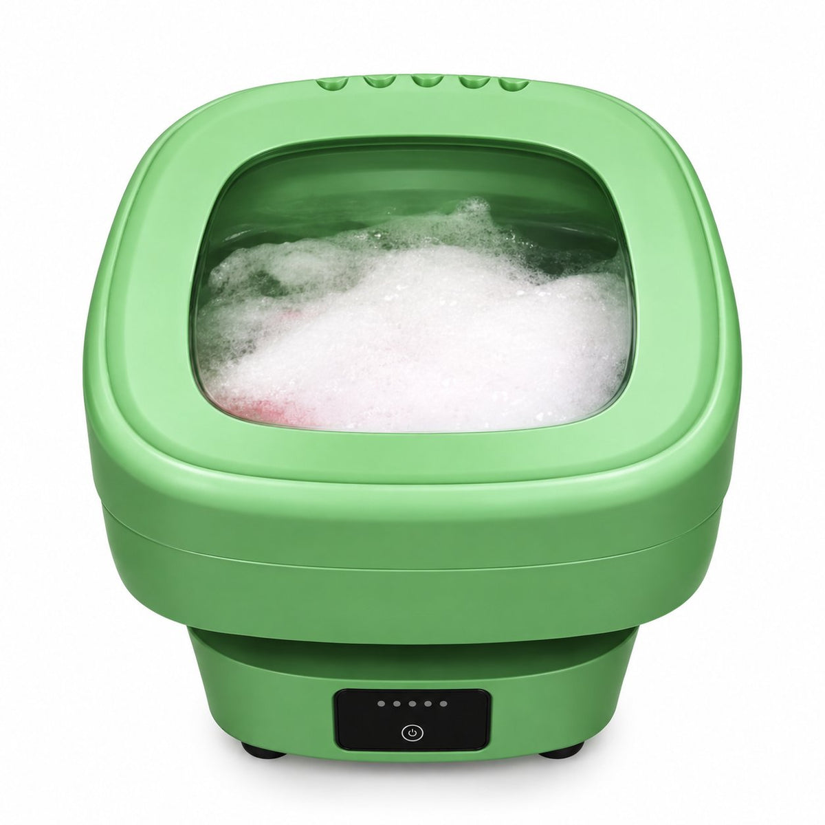 couleur Verde — Mini Lavatrice Pieghevole Portatile 8 L con Centrifuga
