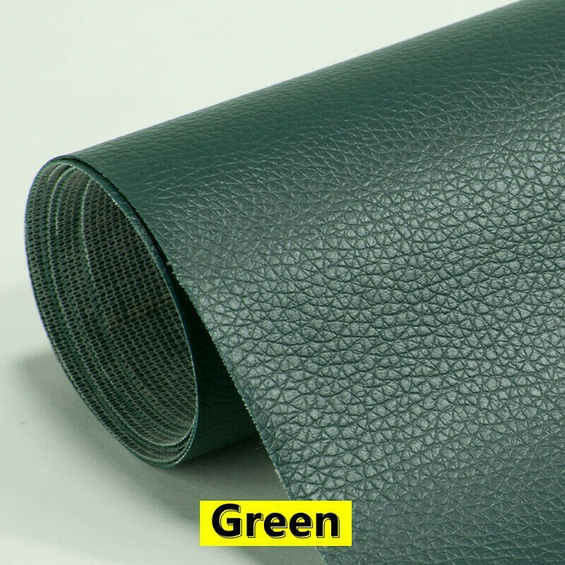 couleur Verde — Toppa autoadesiva in similpelle – ripara divani, sedili e poltrone in pochi secondi