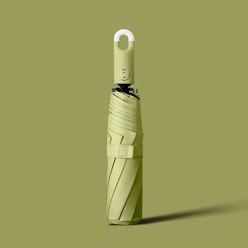 couleur Verde chiaro — Ombrello Pieghevole Automatico – Apertura e Chiusura con un Tasto