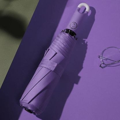 couleur Viola — Ombrello Pieghevole Automatico – Apertura e Chiusura con un Tasto