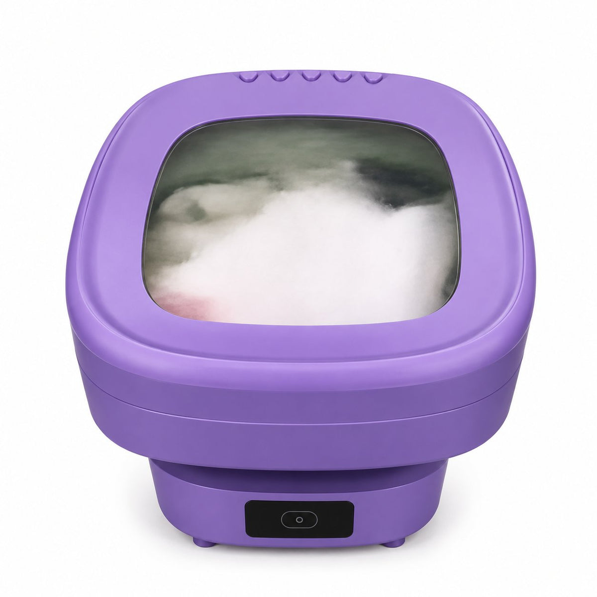 couleur Viola — Mini Lavatrice Pieghevole Portatile 8 L con Centrifuga